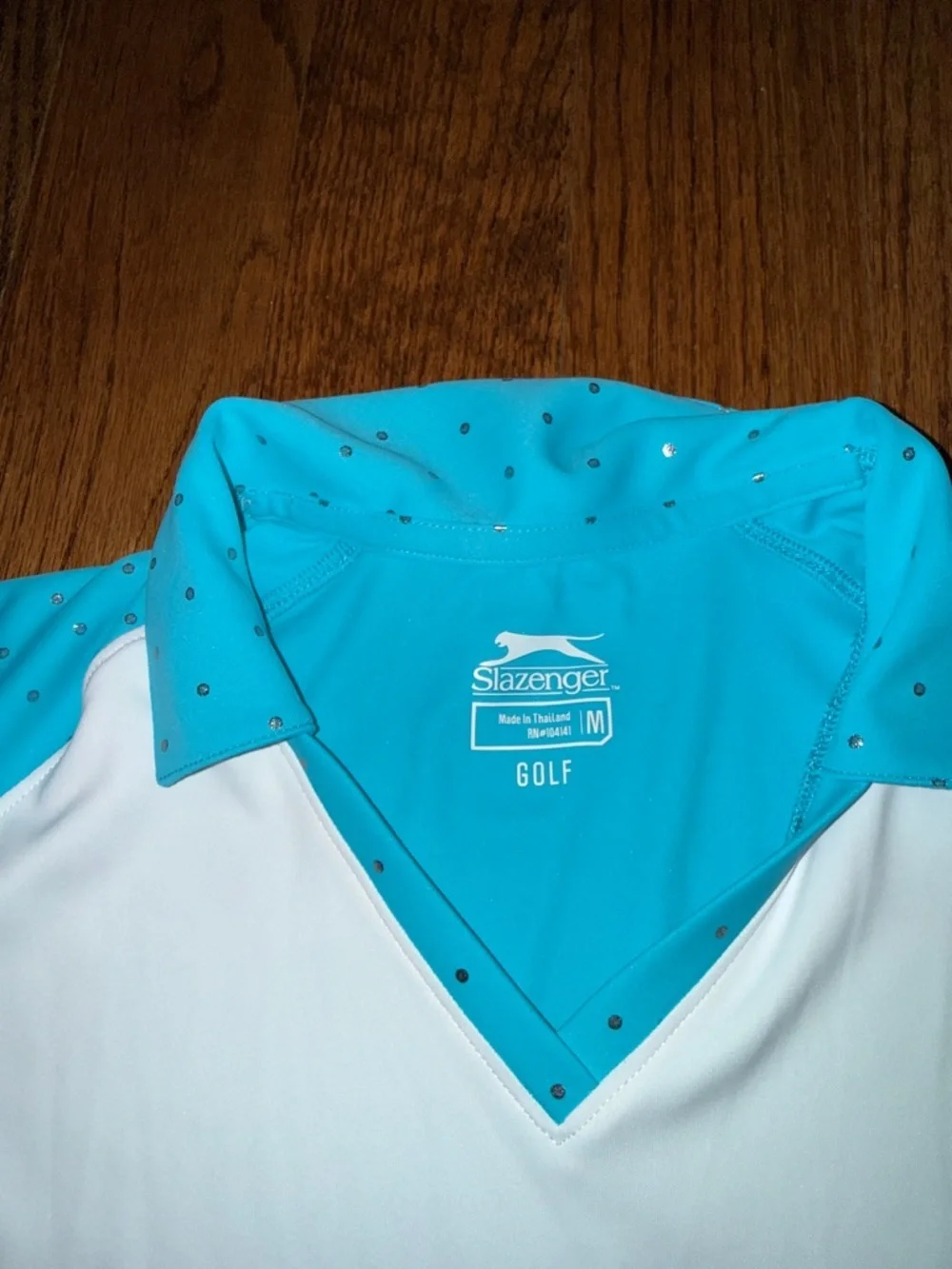 Slazenger girls golf or tennis outfits size medium NWOT PINK, aqua & white & hat